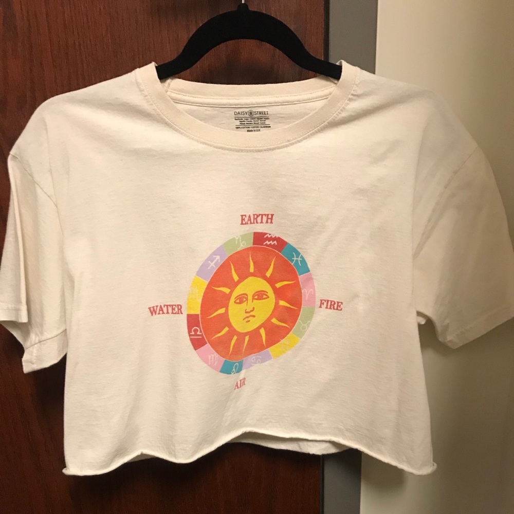 Sun Cropped T Shirt